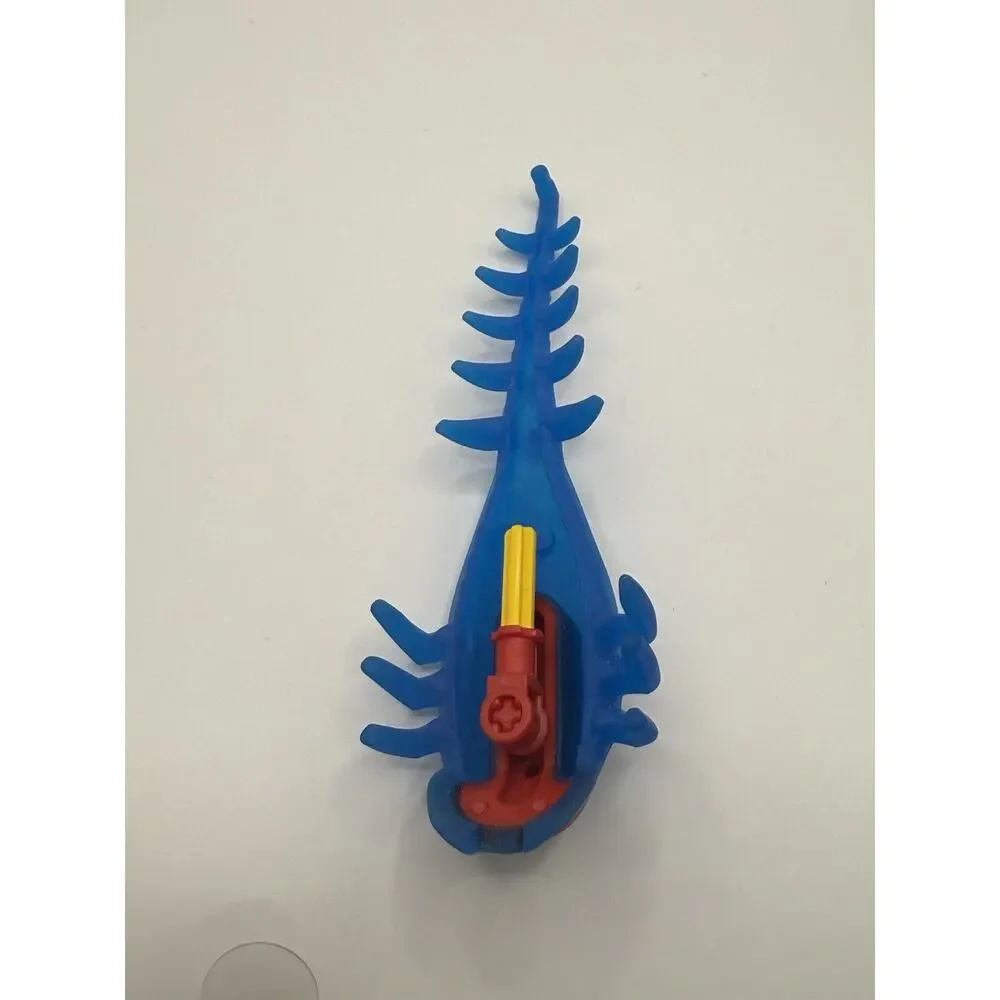 USED lego Hero Factory Brain With molded Red eyes And spikes - 11164pb01